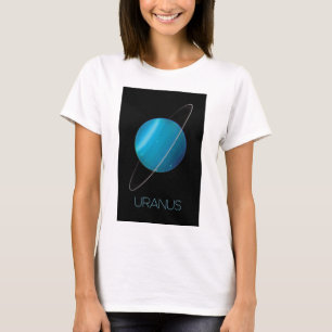 Weltraum, Galaxie, Sonnensystem, Planet Uranus T-Shirt