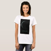 Weltraum, Galaxie, Sonnensystem, Planet Uranus T-Shirt (Vorne ganz)