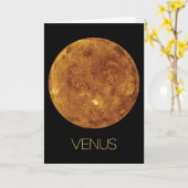 Weltraum, Galaxie, Sonnensystem, Planet Venus Karte (Gelbe Blume)