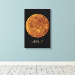 Weltraum, Galaxie, Sonnensystem, Planet Venus Leinwanddruck