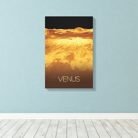Weltraum, Galaxie, Sonnensystem, Planet Venus Leinwanddruck (Insitu (Holzboden))