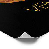 Weltraum, Galaxie, Sonnensystem, Planet Venus Poster (Ecke)