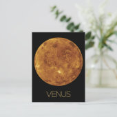 Weltraum, Galaxie, Sonnensystem, Planet Venus Postkarte (Stehend Vorderseite)