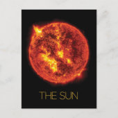 Weltraum, Galaxie, Sonnensystem, Sterne, die Sonne Postkarte (Vorderseite)