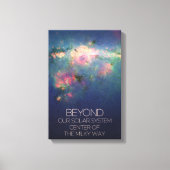 Weltraum, Galaxie, Zentrum der Milchstraße Leinwanddruck (Vorderseite)