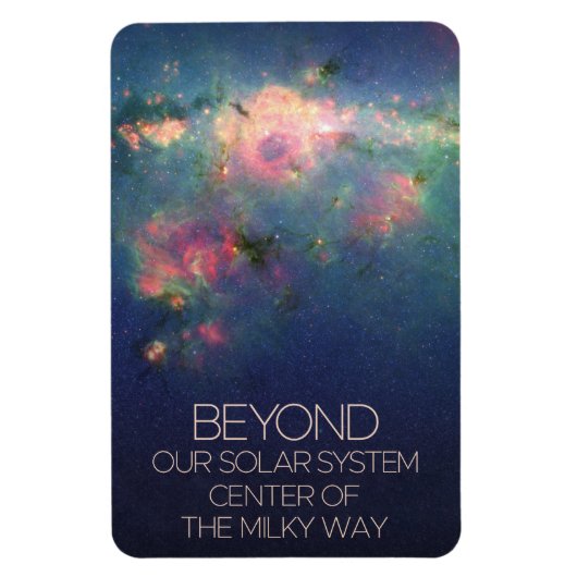 Weltraum, Galaxie, Zentrum der Milchstraße Magnet (Vertikal)