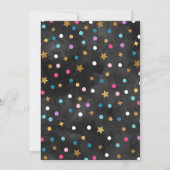 Weltraum-Geburtstag Einladung Weltraum-Party (Rückseite)