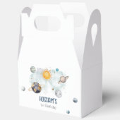 Weltraum Geburtstag Galaxy Sun Moon Sterne Planete Geschenkschachtel (Offen)