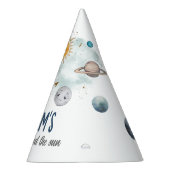 Weltraum Geburtstag Galaxy Sun Moon Sterne Planete Partyhütchen (Rechts)