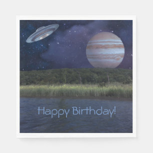 Weltraum Geburtstag Serviette