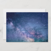 Weltraum-Geburtstag Weltraum-Party Einladung (Rückseite)