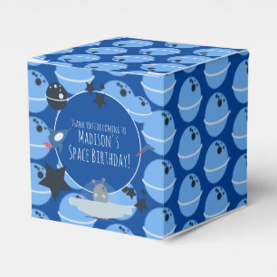 Weltraum-Geburtstags-Geschenkbox im Alien-Design i Geschenkschachtel
