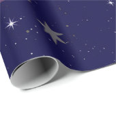 Weltraum-Geburtstagsgeschenkverpackung | Astronaut Geschenkpapier (Rolleneckpunkt)