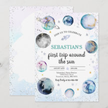 Weltraum Geburtstagsparty Erster Ausflug um die So