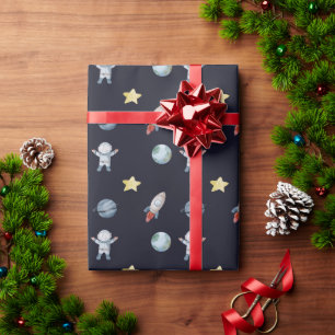 Weltraum Geburtstagsparty Erster Ausflug um die So Geschenkpapier