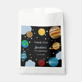 Weltraum-Geburtstagsplaneten Galaxy Boys Party Geschenktütchen