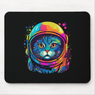 Weltraum Geschenke Katzenkatze Mama Kat Vater Männ Mousepad