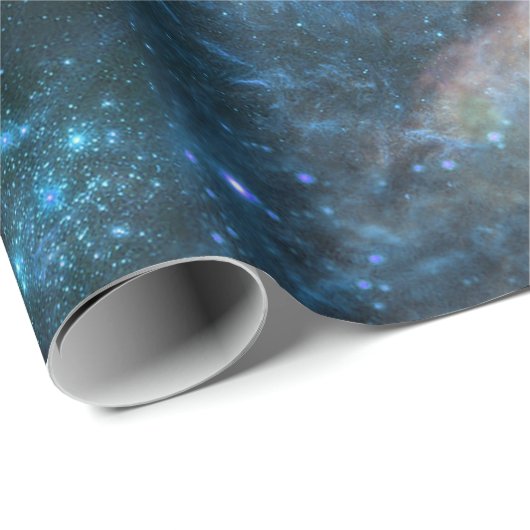 Weltraum Geschenkpapier (Rolleneckpunkt)