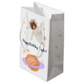 Weltraum-Geschenktasche Kleine Geschenktüte (Rückseite Schrägansicht)