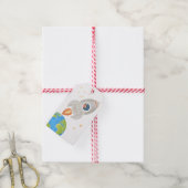 Weltraum-Geschenktüte Geschenkanhänger (Mit Garn)