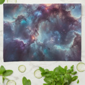 Weltraum Geschirrtuch (Gefaltet)