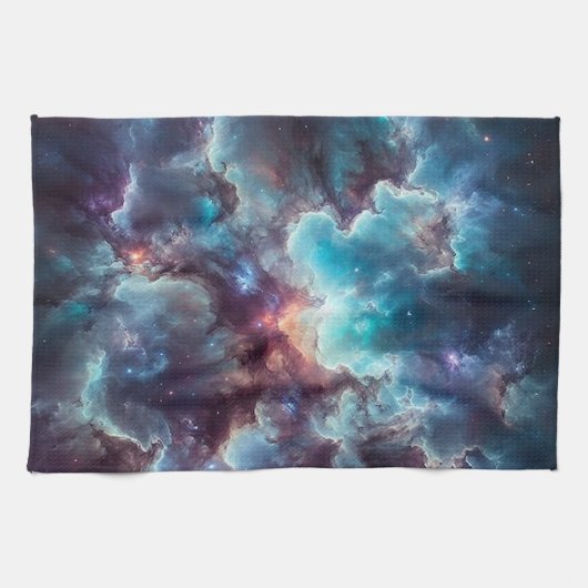 Weltraum Geschirrtuch (Horizontal)