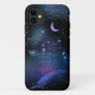 Weltraum Glitzer NASA Astronomischer Mondmond Case-Mate iPhone Hülle