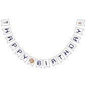 Weltraum Glücklich Geburtstag Jagdfahnen Zeichen Wimpelkette (Alle)