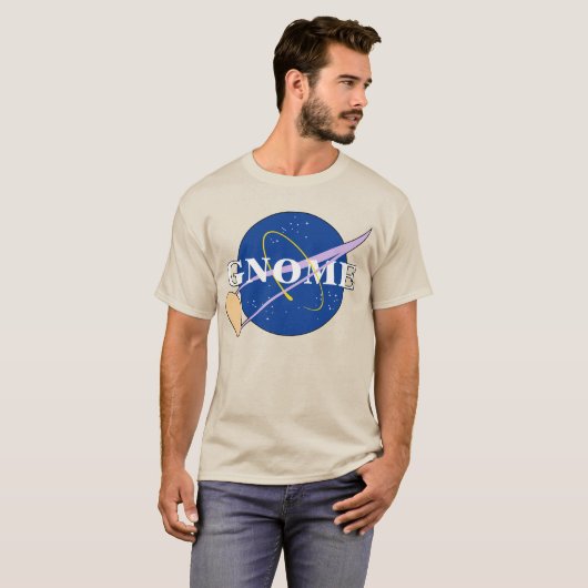 Weltraum-Gnom T-Shirt (Vorne ganz)