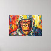 WELTRAUM GORILLA LEINWANDDRUCK (Vorderseite)