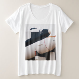 Weltraum Große Größe T-Shirt