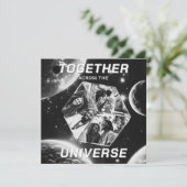 Weltraum Gruß Universum Erinnerungsfotos 3D Würfel (Stehend Vorderseite)