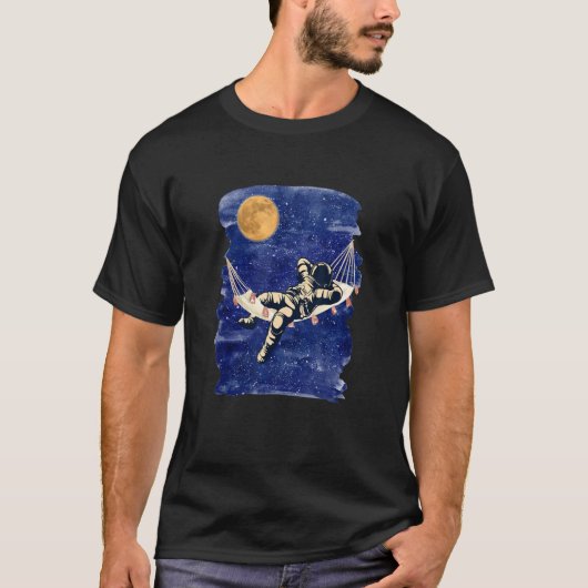 Weltraum-Hängematte T-Shirt (Vorderseite)
