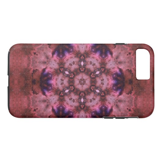 Weltraum-Harmonik-Mandala Case-Mate iPhone Hülle (Rückseite (Horizontal))
