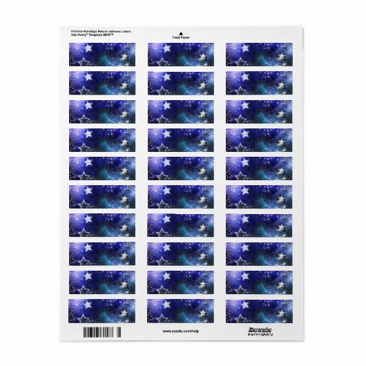 Weltraum-Hintergrund mit Sternen (Vorne)