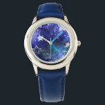 Weltraum-Hintergrund mit Sternen Armbanduhr<br><div class="desc">Leerzeichen mit Sternen</div>