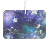 Weltraum-Hintergrund mit Sternen Autolufterfrischer (Rückseite)