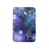 Weltraum-Hintergrund mit Sternen Badematte (Vorderseite Vertikal)