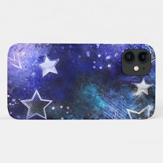 Weltraum-Hintergrund mit Sternen Case-Mate iPhone Hülle (Rückseite (Horizontal))