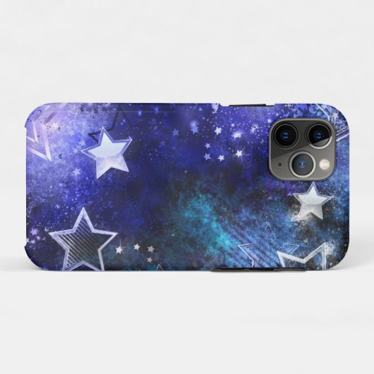 Weltraum-Hintergrund mit Sternen Case-Mate iPhone Hülle (Rückseite (Horizontal))