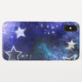 Weltraum-Hintergrund mit Sternen Case-Mate iPhone Hülle (Rückseite (Horizontal))