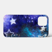 Weltraum-Hintergrund mit Sternen Case-Mate iPhone Hülle (Rückseite (Horizontal))