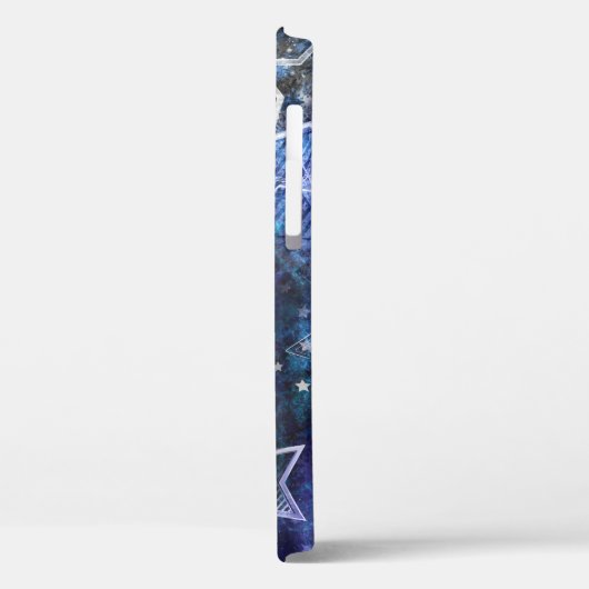 Weltraum-Hintergrund mit Sternen Case-Mate iPhone Hülle (Rückseite / Links)