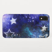 Weltraum-Hintergrund mit Sternen Case-Mate iPhone Hülle (Rückseite (Horizontal))