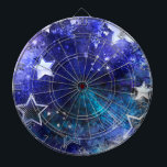 Weltraum-Hintergrund mit Sternen Dartscheibe<br><div class="desc">Leerzeichen mit Sternen</div>