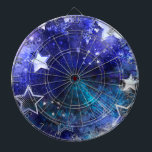 Weltraum-Hintergrund mit Sternen Dartscheibe<br><div class="desc">Leerzeichen mit Sternen</div>