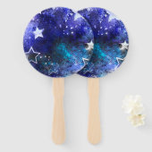 Weltraum-Hintergrund mit Sternen Fächer (Vorne und Hinten)