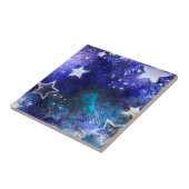 Weltraum-Hintergrund mit Sternen Fliese (Seite)