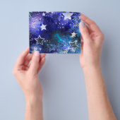 Weltraum-Hintergrund mit Sternen Flyer (Gruppe)