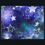 Weltraum-Hintergrund mit Sternen Flyer<br><div class="desc">Leerzeichen mit Sternen</div>